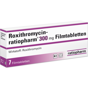 Roxithromycin-ratiopharm® 300 mg Filmtabletten