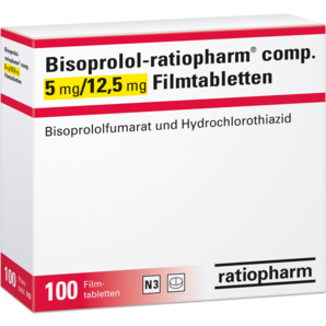 Bisoprolol-ratiopharm® comp. 5 mg/12,5 mg Filmtabletten