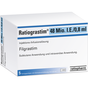 Ratiograstim® 48 Mio. I.E./0,8 ml Injektions- oder Infusionslösung
