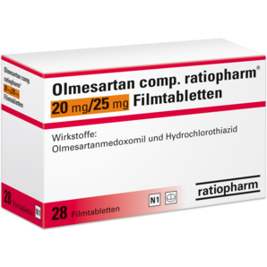 Olmesartan comp. ratiopharm® 20 mg/25 mg Filmtabletten