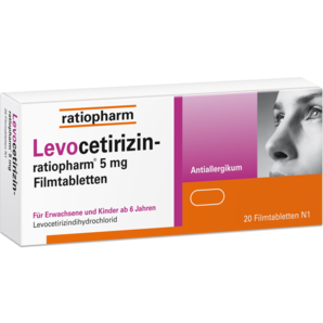 Levocetirizin-ratiopharm® 5 mg Filmtabletten