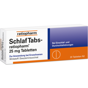 SchlafTabs-ratiopharm® 25 mg Tabletten