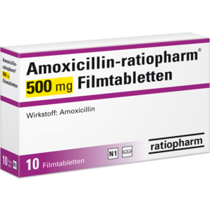Amoxicillin-ratiopharm® 500 mg Filmtabletten