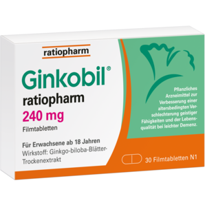 Ginkobil® ratiopharm 240 mg Filmtabletten