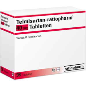 Telmisartan-ratiopharm® 40 mg Tabletten