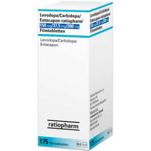 Levodopa/Carbidopa/Entacapon-ratiopharm® 150 mg/37,5 mg/200 mg Filmtabletten