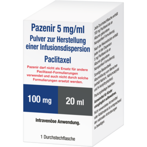 Pazenir 5 mg/ml Pulver zur Herstellung einer Infusionsdispersion