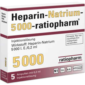 Heparin-Natrium-5000-ratiopharm® (Ampullen)