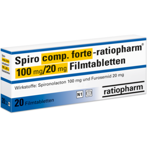 Spiro comp. forte-ratiopharm® 100 mg/20 mg Filmtabletten