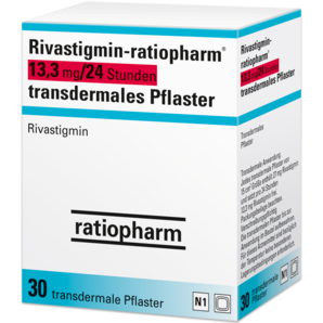 Rivastigmin-ratiopharm® 13,3 mg/24 Stunden transdermales Pflaster