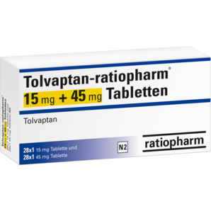 Tolvaptan-ratiopharm® 15 mg + 45 mg Tabletten