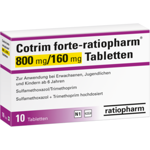 Cotrim forte-ratiopharm® 800 mg/160 mg Tabletten