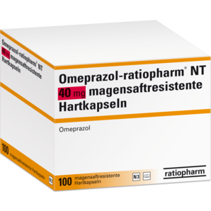 Omeprazol-ratiopharm® NT 40 mg magensaftresistente Hartkapseln