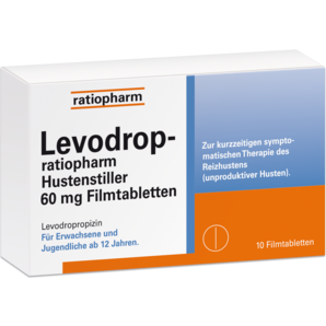 Levodrop-ratiopharm Hustenstiller 60 mg Filmtabletten