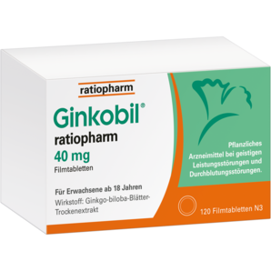 Ginkobil® ratiopharm 40 mg Filmtabletten