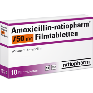 Amoxicillin-ratiopharm® 750 mg Filmtabletten