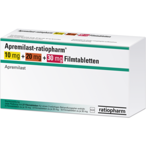 Apremilast-ratiopharm® 10 mg + 20 mg + 30 mg Filmtabletten