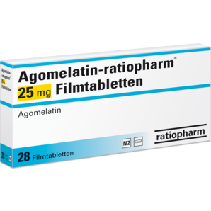 Agomelatin-ratiopharm® 25 mg Filmtabletten