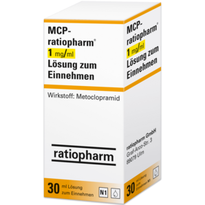 MCP-ratiopharm® 1 mg/ml Lösung zum Einnehmen