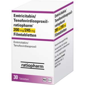 Emtricitabin/Tenofovirdisoproxil-ratiopharm® 200 mg/245 mg Filmtabletten