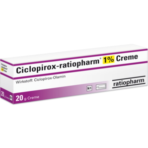 Ciclopirox-ratiopharm® 1 % Creme