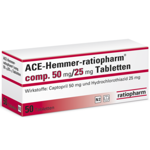 ACE-Hemmer-ratiopharm® comp. 50 mg/25 mg Tabletten