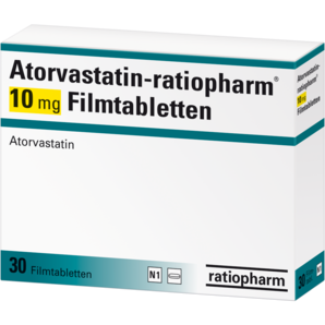 Atorvastatin-ratiopharm® 10 mg Filmtabletten