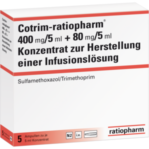 Cotrim-ratiopharm® 400 mg/5 ml + 80 mg/5 ml Konzentrat zur Herstellung einer Infusionslösung