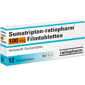 Sumatriptan-ratiopharm® 100 mg Filmtabletten