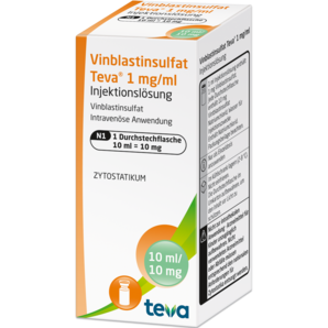 Vinblastinsulfat Teva® 1 mg/ml Injektionslösung