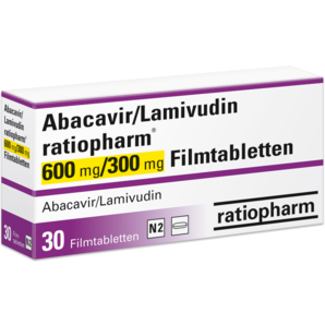 Abacavir/Lamivudin ratiopharm® 600 mg/300 mg Filmtabletten