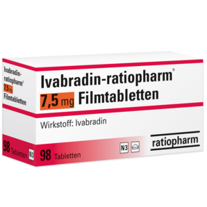 Ivabradin-ratiopharm® 7,5 mg Filmtabletten