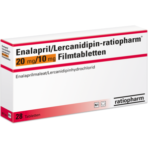 Enalapril/Lercanidipin-ratiopharm® 20 mg/10 mg Filmtabletten