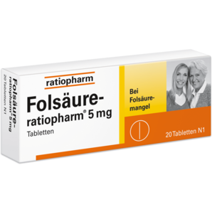 Folsäure-ratiopharm® 5 mg