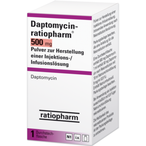 Daptomycin-ratiopharm® 500 mg Pulver zur Herstellung einer Injektions-/Infusionslösung