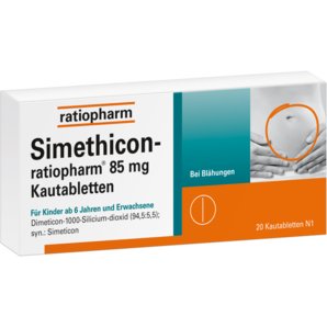 Simethicon-ratiopharm® 85 mg Kautabletten