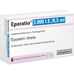 Eporatio® 3.000 I.E./0,5 ml Injektionslösung in Fertigspritze