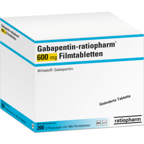 Gabapentin-ratiopharm® 600 mg Filmtabletten