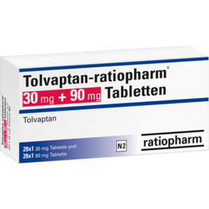 Tolvaptan-ratiopharm® 30 mg + 90 mg Tabletten