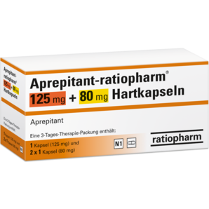 Aprepitant-ratiopharm® 125 mg + 80 mg Hartkapseln