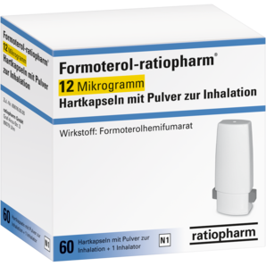 Formoterol-ratiopharm® 12 Mikrogramm Hartkapseln mit Pulver zur Inhalation