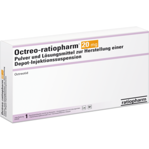 Octreo-ratiopharm® 20 mg Pulver und Lösungsmittel zur Herstellung einer Depot-Injektionssuspension