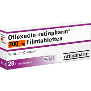 Ofloxacin-ratiopharm® 200 mg Filmtabletten