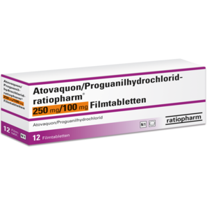 Atovaquon/Proguanilhydrochlorid-ratiopharm® 250 mg/100 mg Filmtabletten