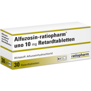 Alfuzosin-ratiopharm® uno 10 mg Retardtabletten