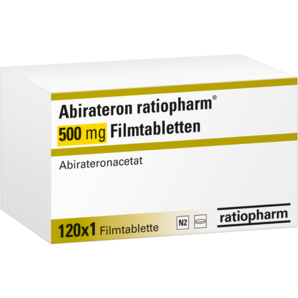 Abirateron ratiopharm® 500 mg Filmtabletten