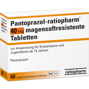 Pantoprazol-ratiopharm® 40 mg magensaftresistente Tabletten