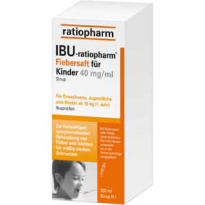 IBU-ratiopharm® Fiebersaft für Kinder 40 mg/ml
