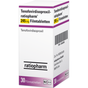 Tenofovirdisoproxil-ratiopharm® 245 mg Filmtabletten