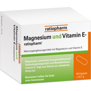 Magnesium und Vitamin E-ratiopharm®